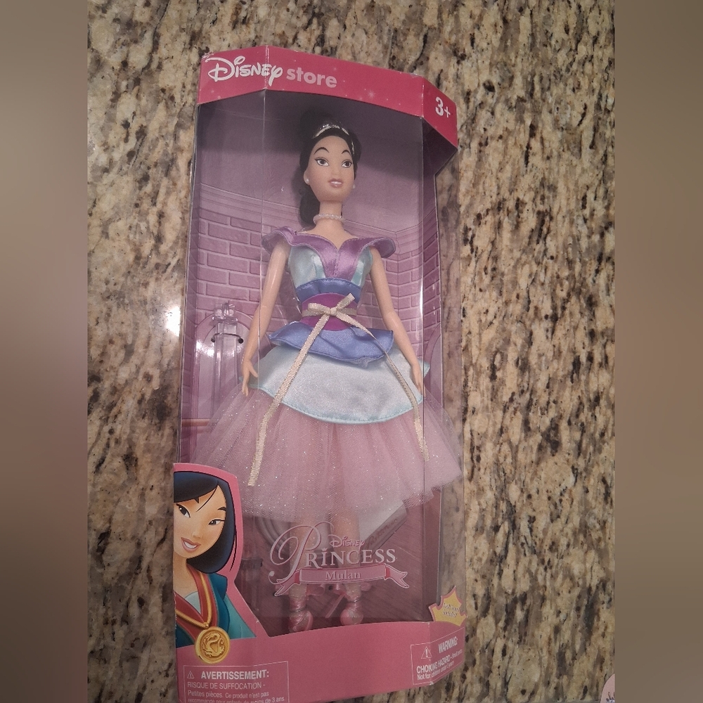 Disney Store Disney Princess Mulan Ballerina Doll 2003 NRFB